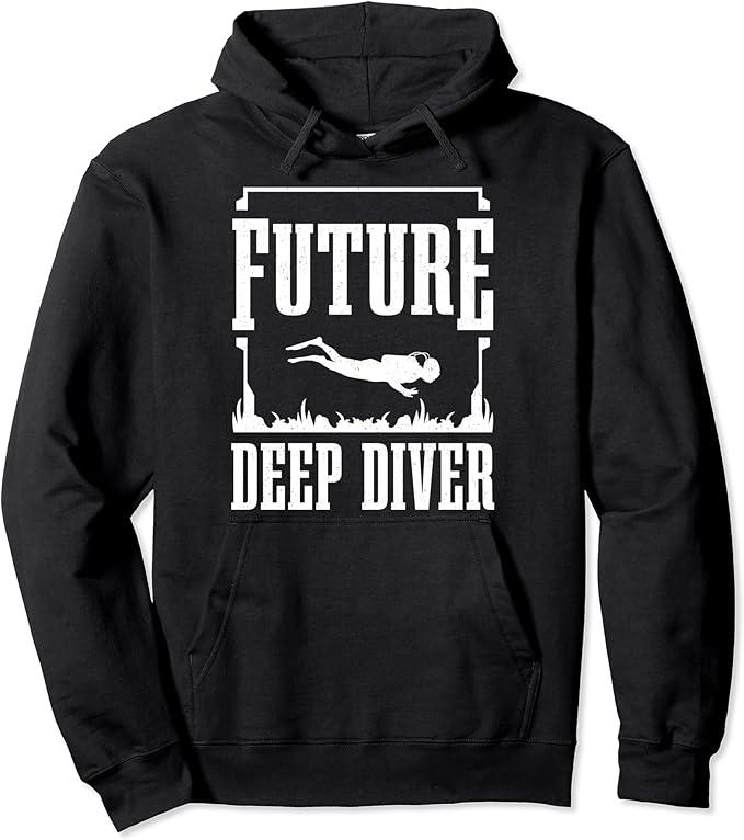 Scuba Diver Future Deep Diver Ocean Freediving Reef Diving Pullover